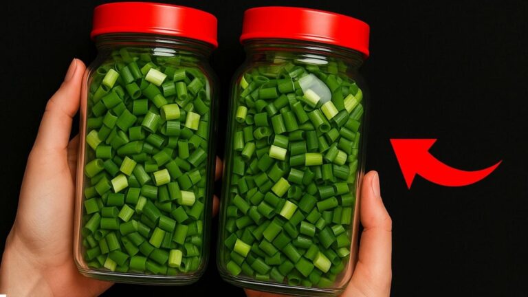 This simple trick keeps green onions fresh for a year… you won’t want to miss it!
