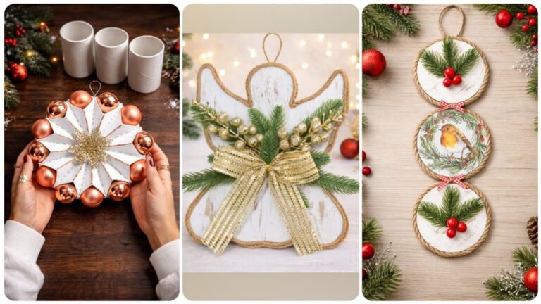 Transform your home for the holidays with these simple toilet paper roll decorations…
