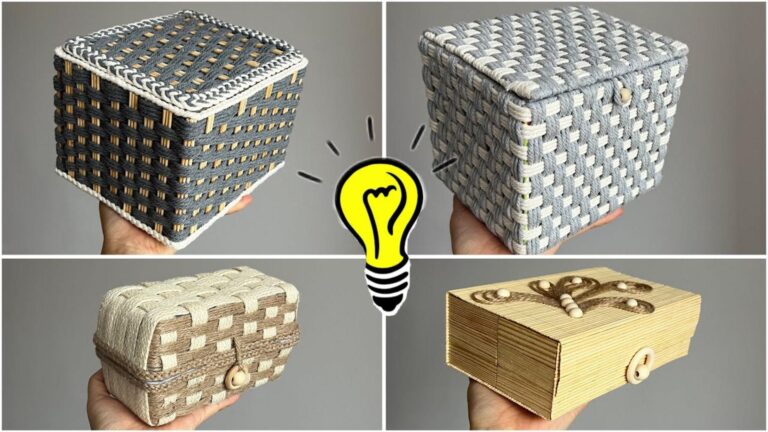 This simple trick transforms ordinary boxes into stunning storage solutions…