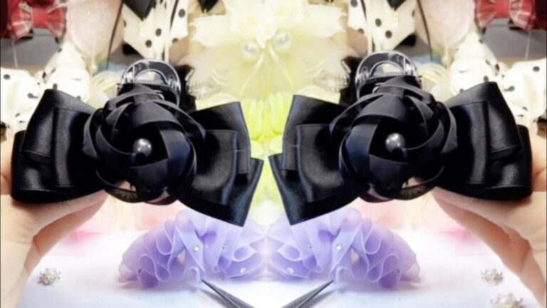 This simple technique transforms ribbon into stunning hair clips… you’ll want to try it!