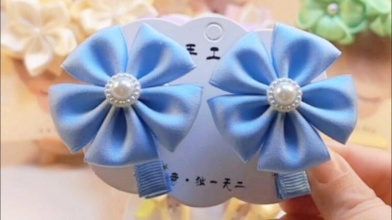 This simple flower hairpin tutorial transforms your old ribbons into stunning accessories…