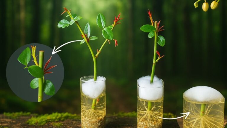 Grow Roots 5 Times Faster in Water with This Simple Biological Trick!