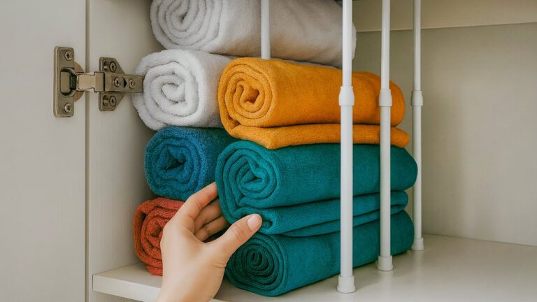 14 Tension Rod Hacks to Transform Your Home Organization Effortlessly