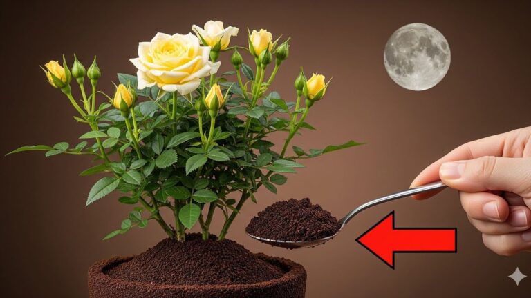 Transform Your Garden with 1 Spoon of This Miracle Mix for Stunning Roses!