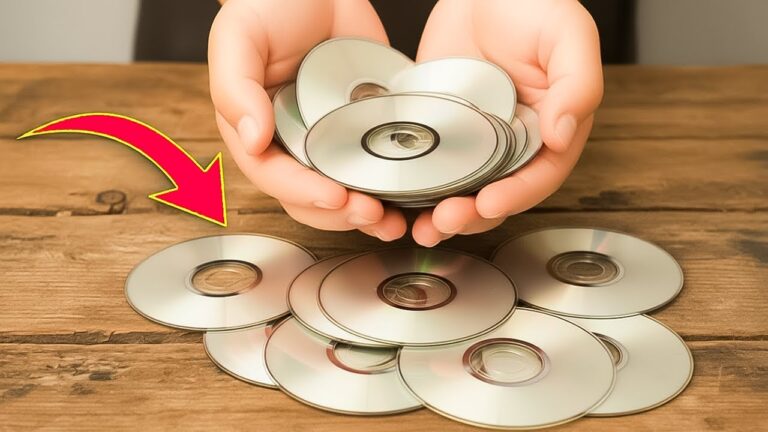 Transform 10 Old CDs into Stunning Home Decor Ideas You Never Knew!