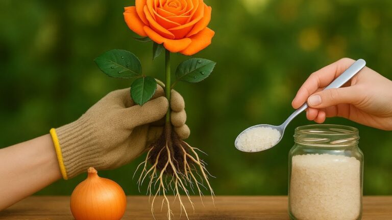 Grow Roses Overnight: 1 Simple Trick Using Just Onion and Water