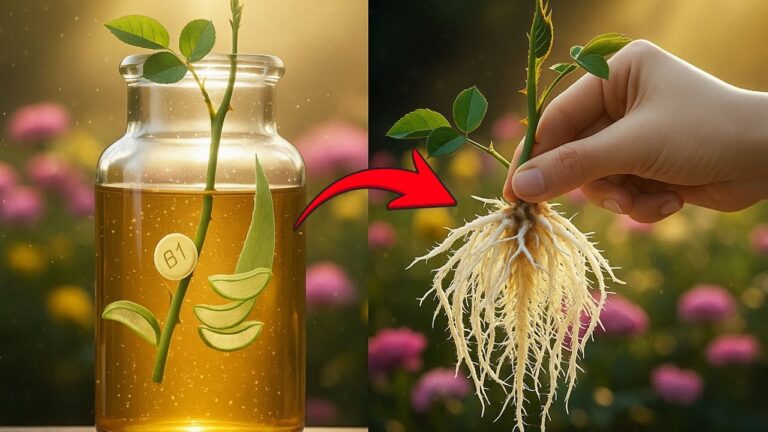Grow 5 Stunning Rose Cuttings with Roots in Just Hours! Discover Nature’s Magic Today