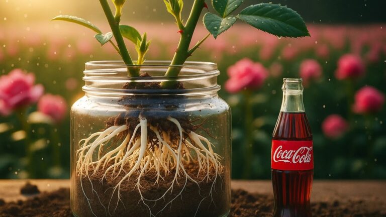 Discover 3 Secrets to Make Your Roses Grow Roots Overnight with Coca-Cola and Honey!