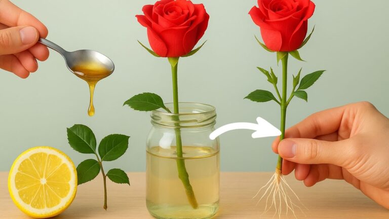 Grow Stunning Roses Overnight with Just 3 Simple Ingredients: Lemon, Aloe & Honey!