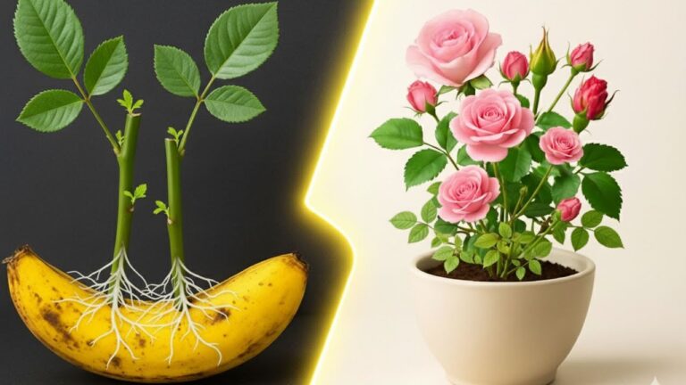 Grow 10+ Rose Cuttings Fast with This Simple Banana Trick!