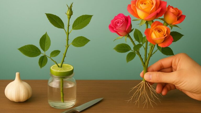 Grow 1001 Roots Overnight: Simply Stick a Rose Stem in Water!