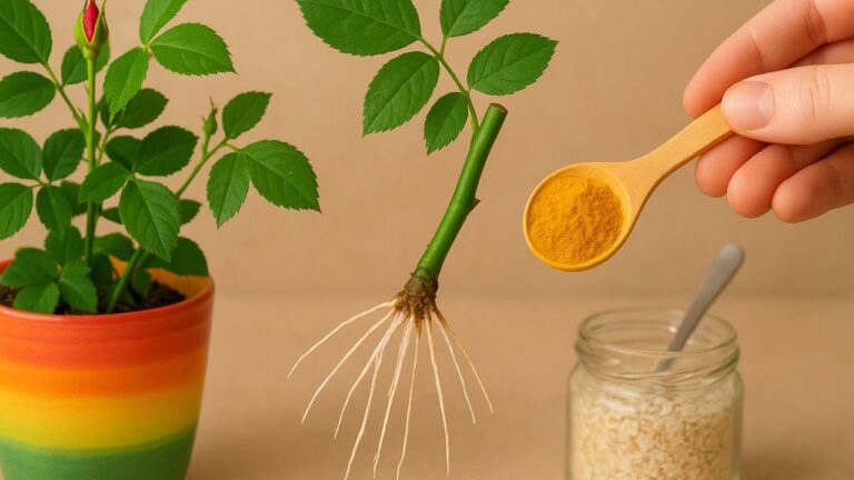 Root 300% More Rose Cuttings Overnight with Just 1 Spoon – Discover How!
