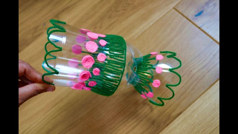 5 Creative Ways to Transform Plastic Bottles into Stunning Flower Vases