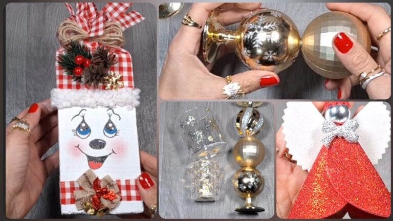 4 Easy Christmas Crafts to Spark Joy This Holiday Season! 🎄✨