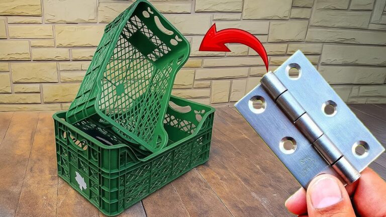 Transform 5 Plastic Fruit Crates into Stunning Home Decor Like Magic!