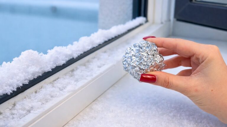 5 Amazing Aluminum Foil Tricks to Keep You Warm This Winter!
