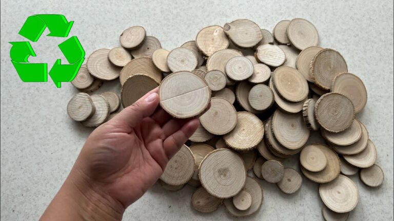 10 Creative Home Crafts Using Collected Wood Sections