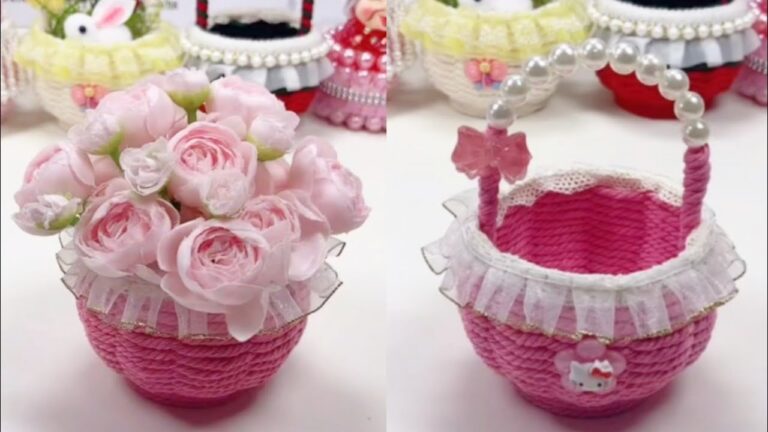 10 Easy Craft Ideas: Turn Old Coffee Cups into Beautiful Flower Baskets!