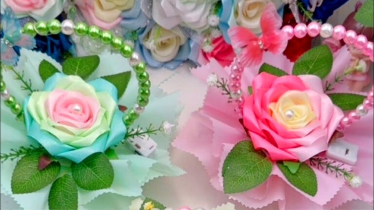 10 Stunning Ribbon Rose Crafts You Can Make Today!