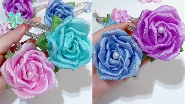 How to Make Gorgeous Fabric Flower Bows: Easy Tutorial