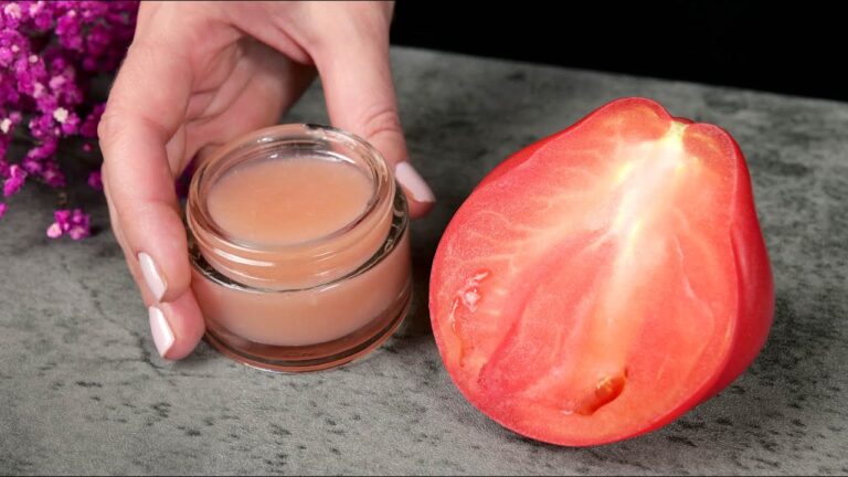 Natural Collagen! Wrinkles Vanished at 65! Top Anti-Aging Masks with Tomatoes