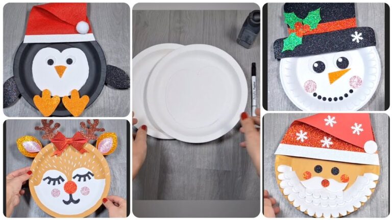 4 Fun and Festive Christmas Crafts Kids Will Love with Paper Plates!