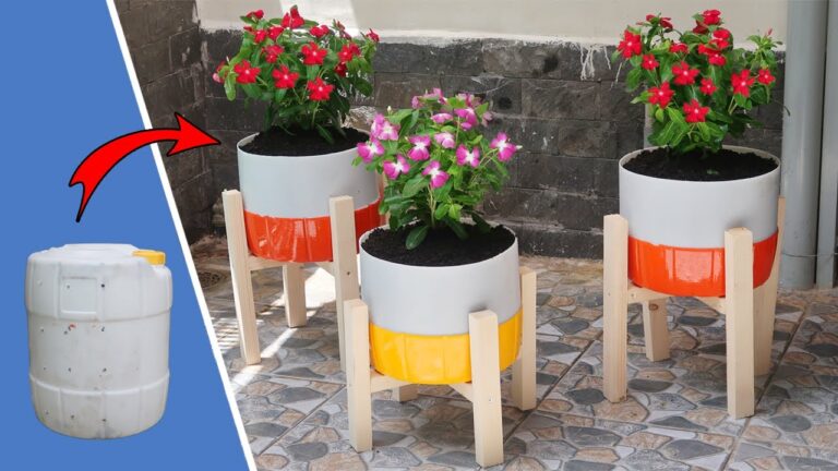 Transform Plastic Barrels into Gorgeous Flower Pots: Easy DIY Tips