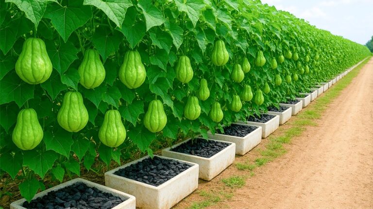 Grow Chayote at Home: The Surprising Trick with Old Socks and Charcoal!